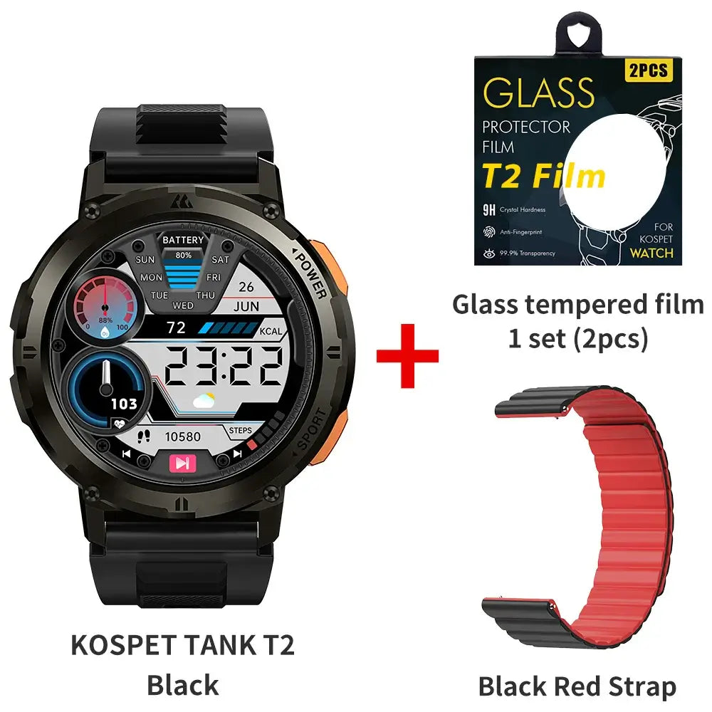 TANK T2 Military Ultra Smart Watch, Men & Women Smart Watch Fitness. fashion smart Watch,Mens Smart Watch