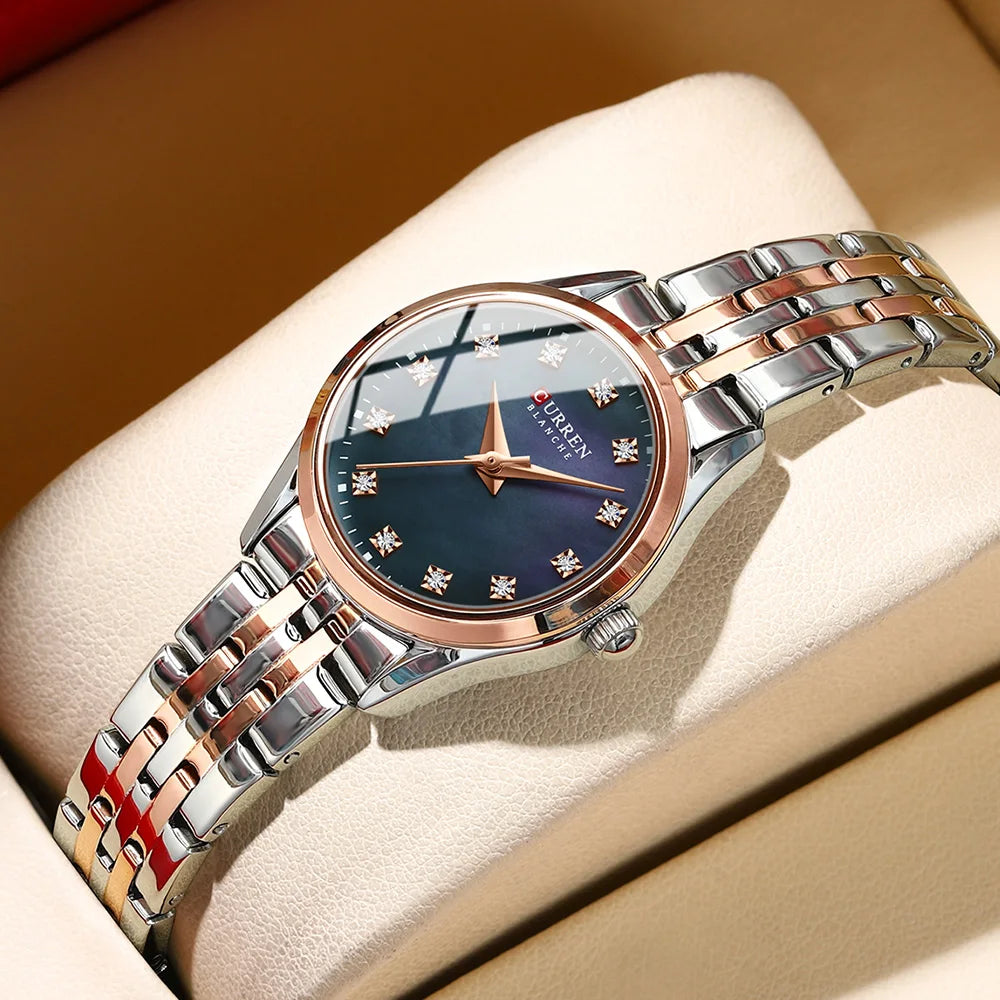 Womens Stainless steel Japanese Movement Quartz Watch