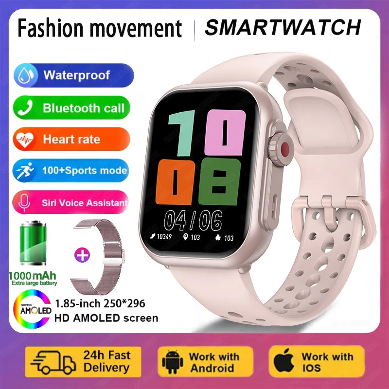 Mobile Watch Price Smart Watch HD AMOLED Bluetooth Call