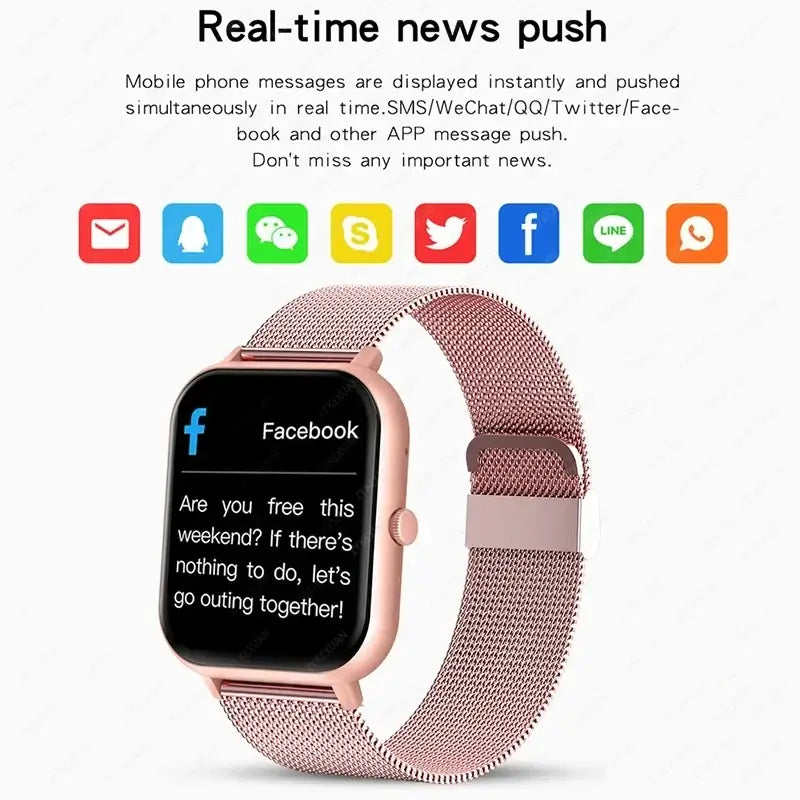 Smart Watch Women, Men Heart Rate Tracker Bracelet Watch Android IOS. best ladies smartwatch for iphone,woman smart watch