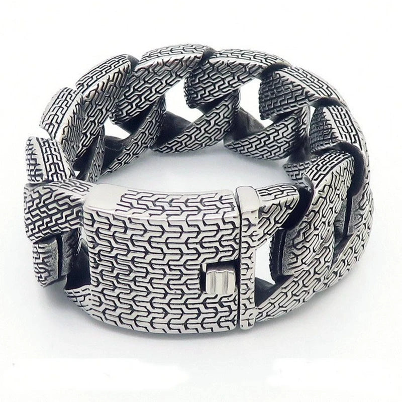 31/21MM Wide High Quality Thick Bracelet Choker Men