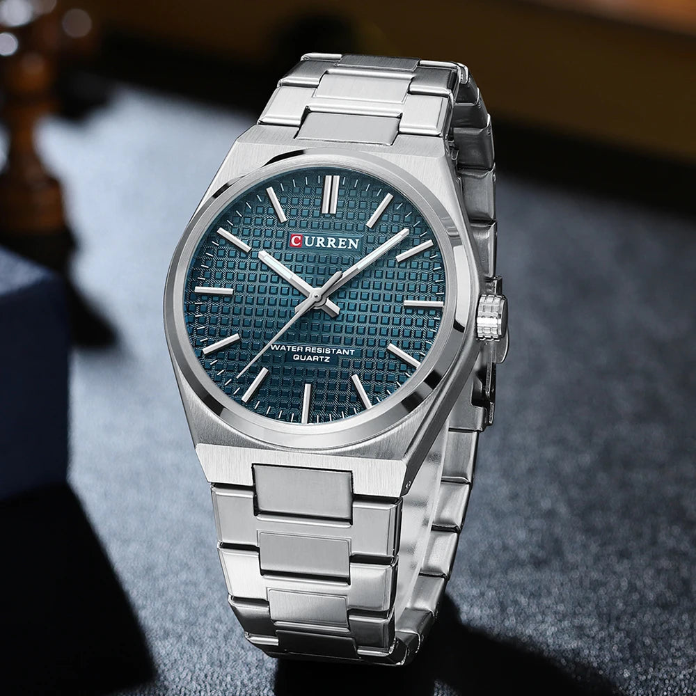 Men's  Stainless Steel  Business Quartz  Wristwatch