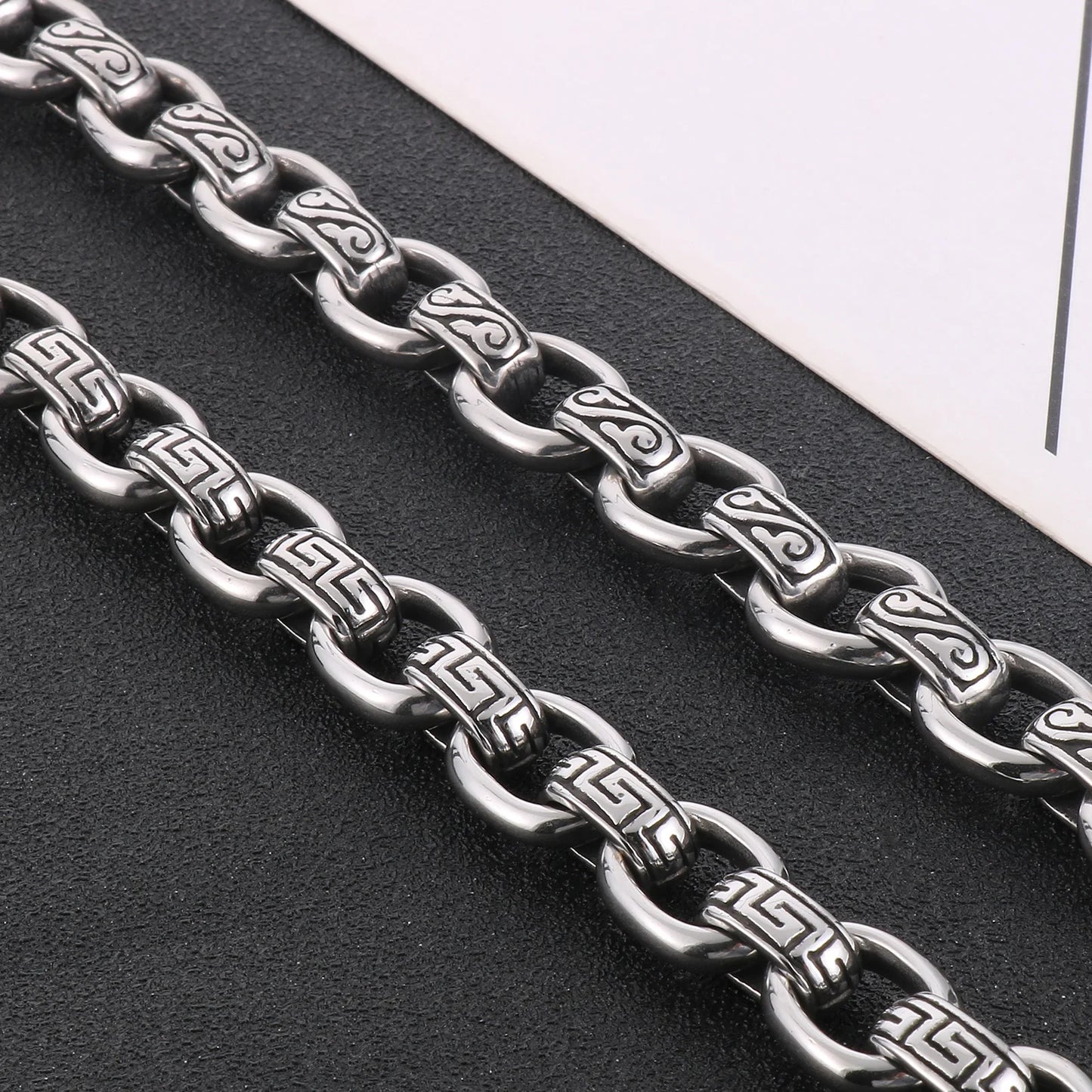Animal Prints Stainless Steel Necklace For Men