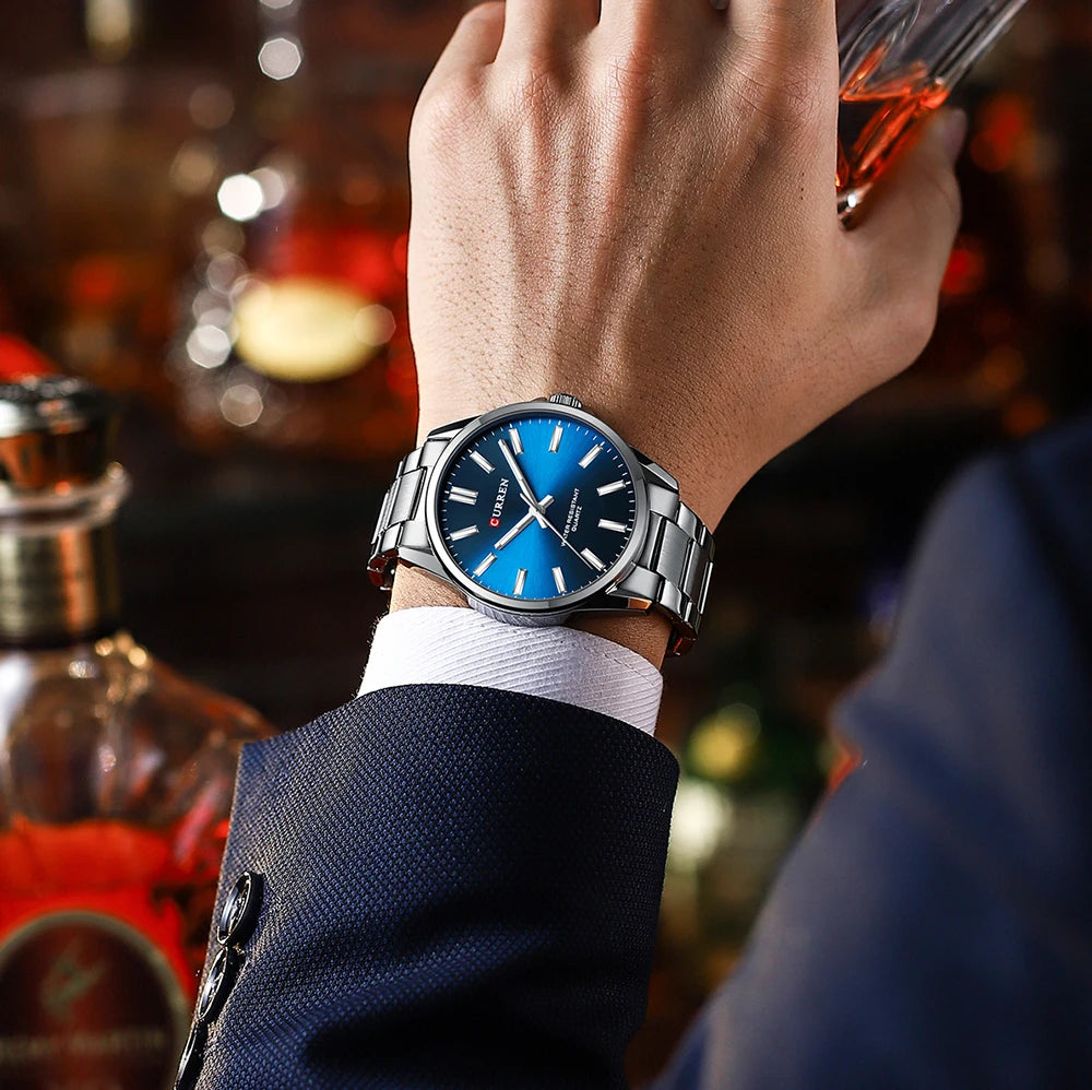 Mens Business Quartz Luminous Watch