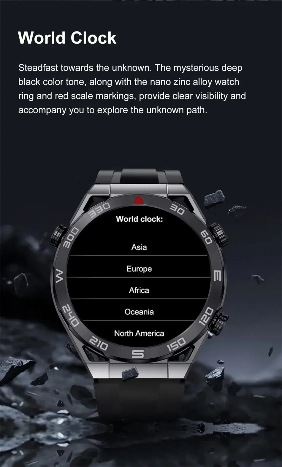 Smart Watch Men GPS Compass Heart Rate ECG+PPG Bluetooth Call. Fit Bit Mens Watch,Mens Smart Watch