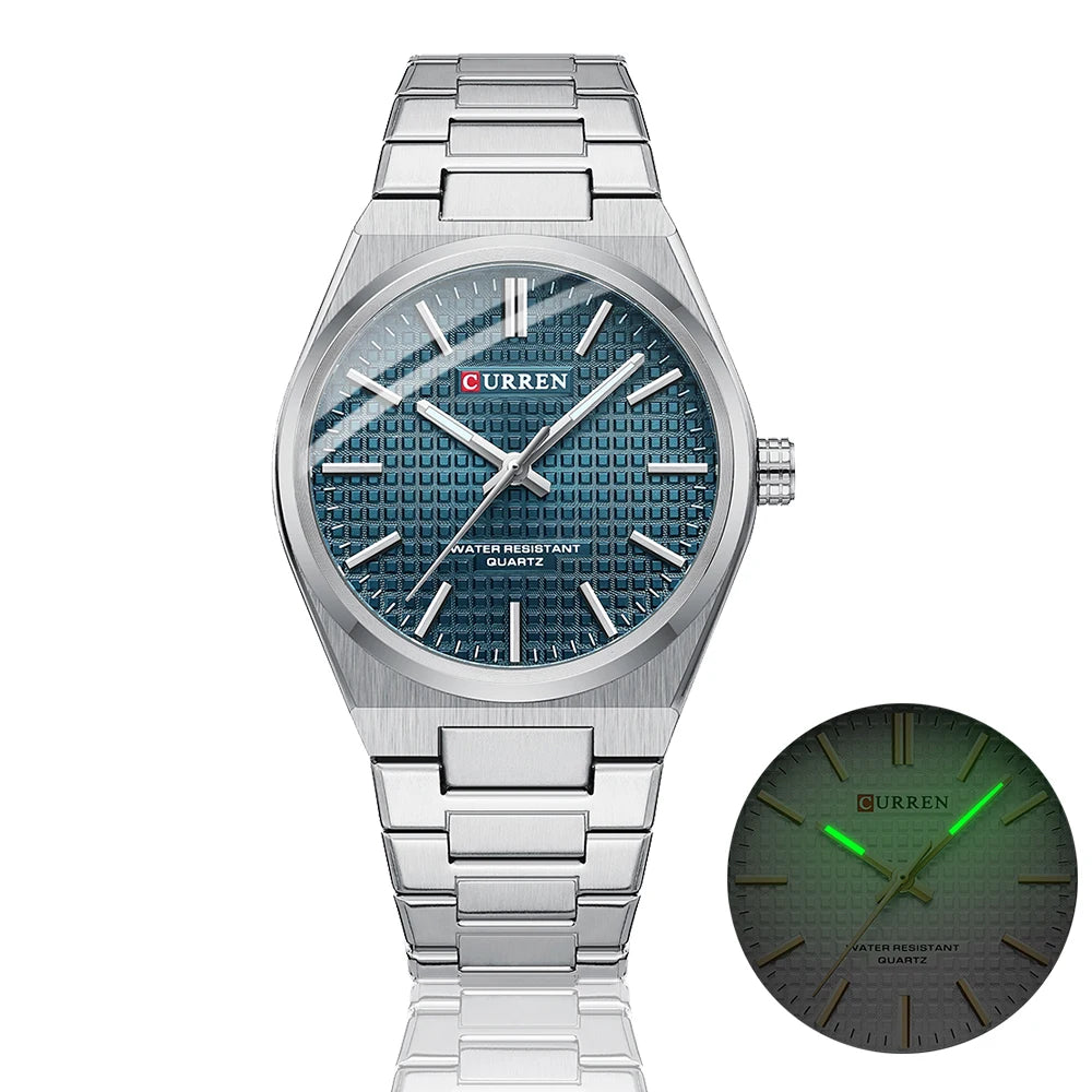 Men's  Stainless Steel  Business Quartz  Wristwatch