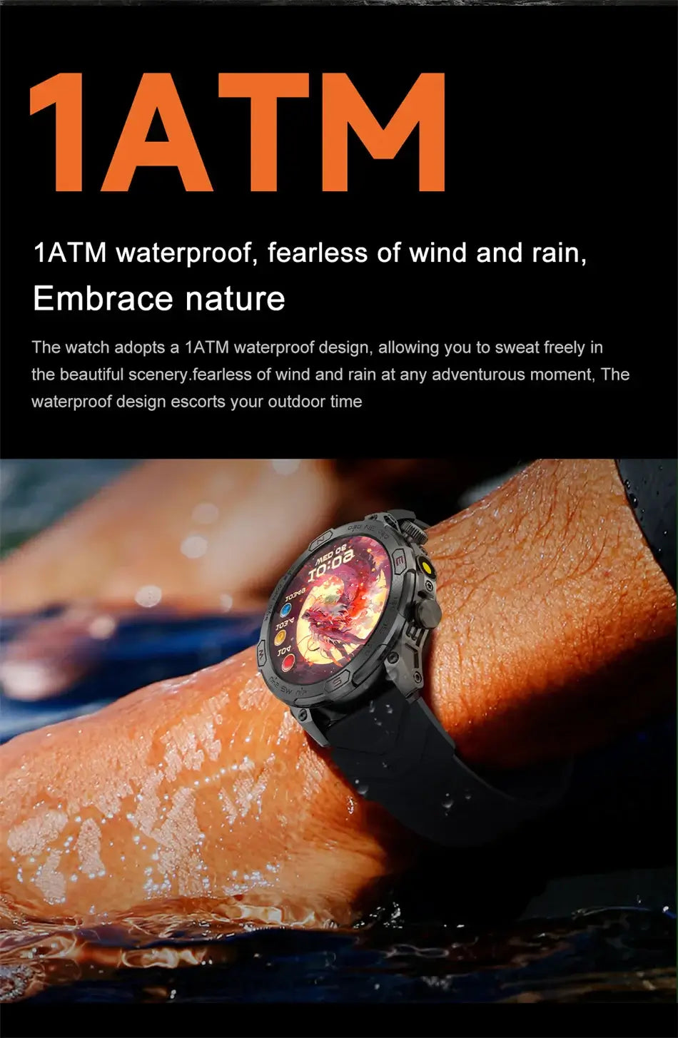 Smart Watch Men GPS Compass AMOLED Screen Bluetooth Call Fitness. fashion smart Watch,Fit Bit Mens Watch,Mens Smart Watch