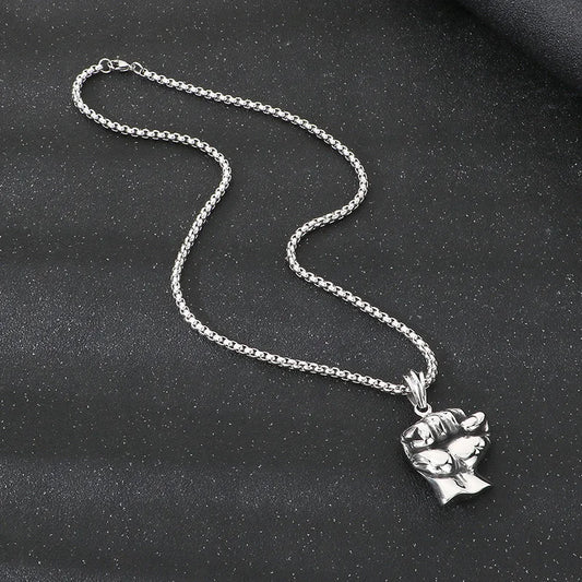 Trendy High Polished Stainless Steel Cross Chain For Men