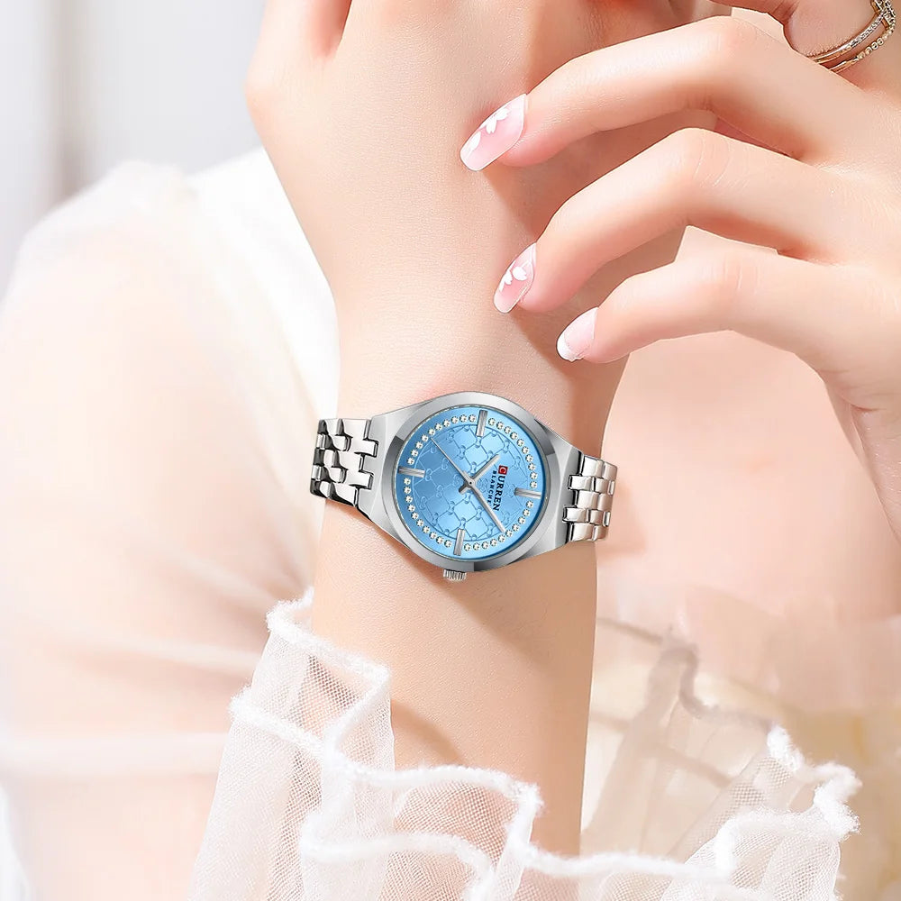 Women Stainless Steel Waterproof Quartz Watch