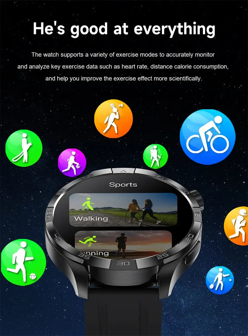 GPS Smart Watch For Men 1.85 inch HD Screen Bluetooth Call Heart rate. fashion smart Watch,Fit Bit Mens Watch