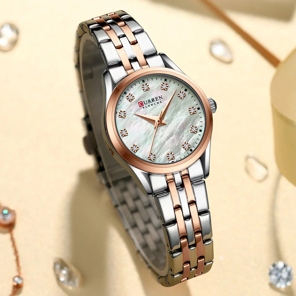 Womens Stainless steel Japanese Movement Quartz Watch