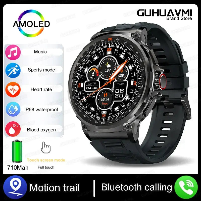 Bluetooth Call Smart Watch For Mens Fitness Tracker Heart Monitor. fashion smart Watch,Fit Bit Mens Watch,Mens Smart Watch