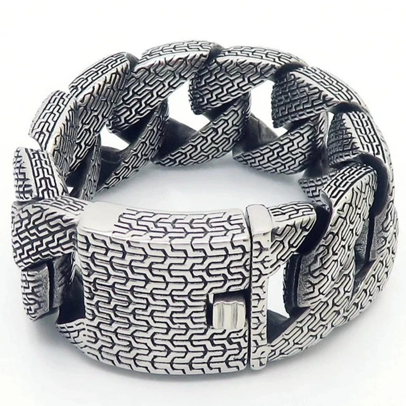 31/21MM Wide High Quality Thick Bracelet Choker Men