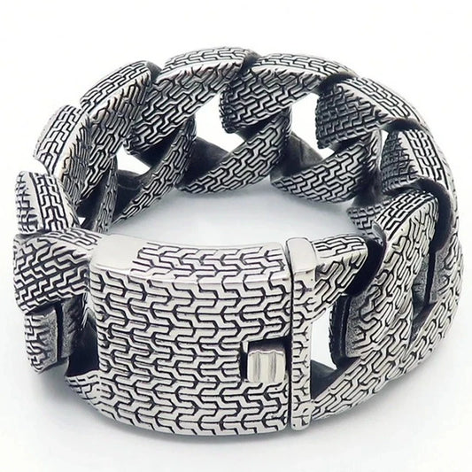 31/21MM Wide High Quality Thick Bracelet Choker Men