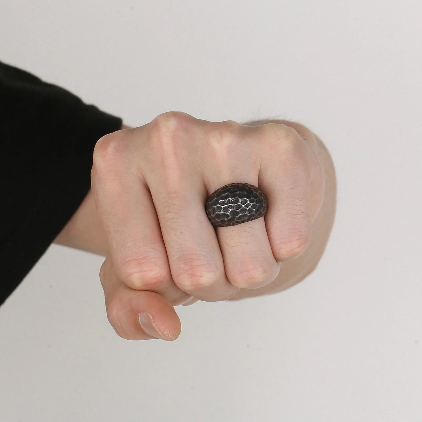 Mens Stainless Steel 316L Geometric Ring