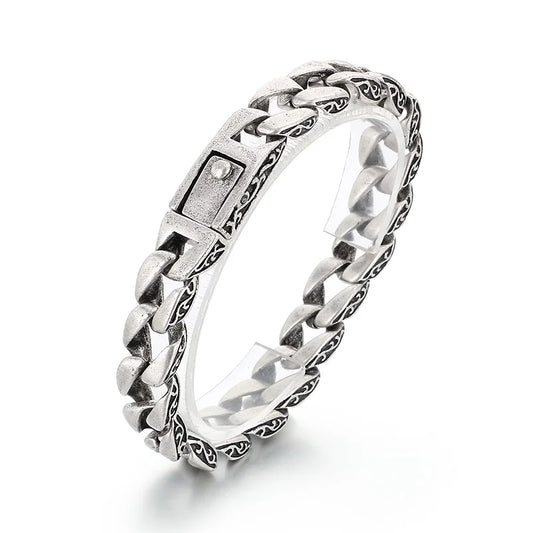 intage 316L Stainless Steel Men's Bracelet Punk Polished