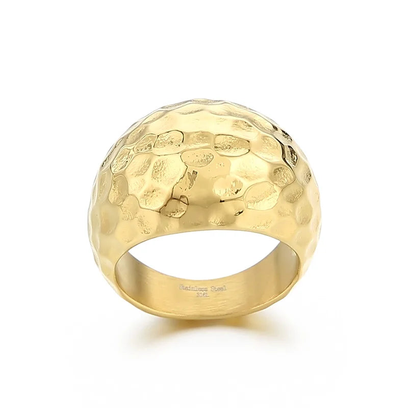 Mens Stainless Steel 316L Geometric Ring