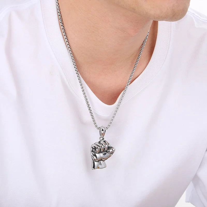 Trendy High Polished Stainless Steel Cross Chain For Men