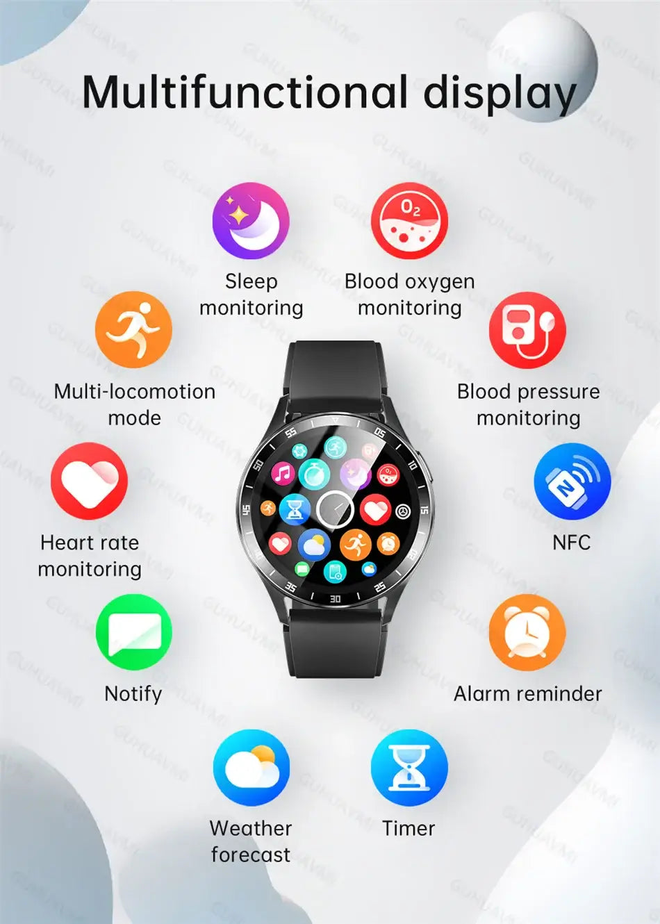 Mens 2 in 1 Wireless Bluetooth Blood Pressure Heart Rate Smart Watch. fashion smart Watch,Fit Bit Mens Watch,Mens Smart Watch