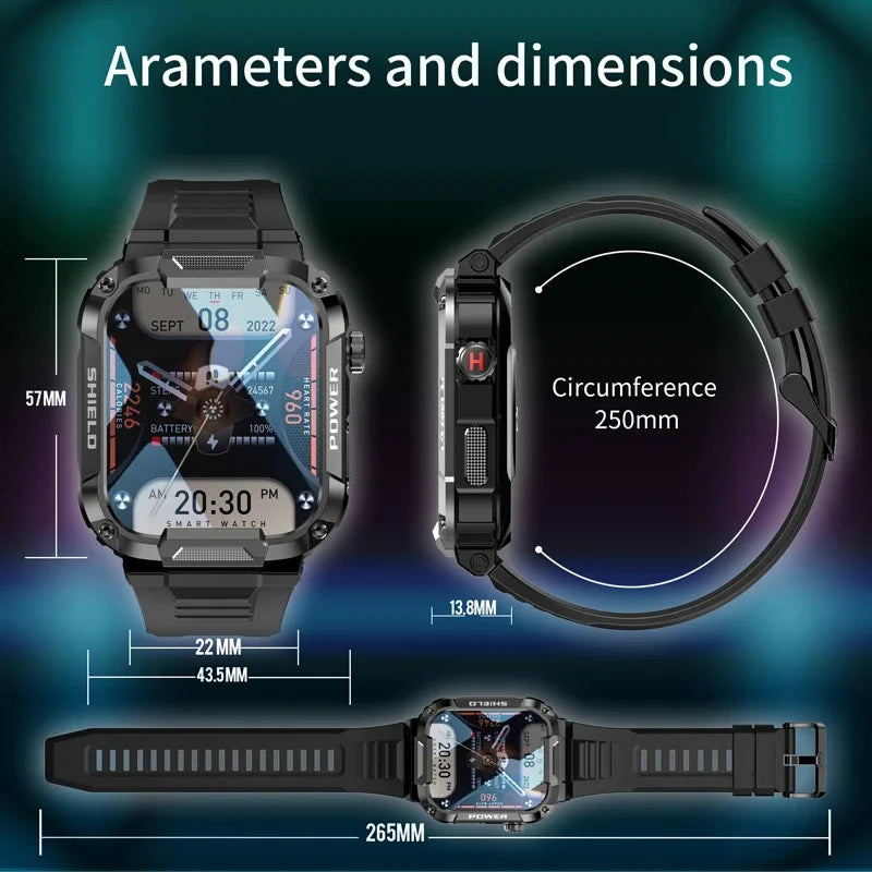 Mobile Watch Price Military Smart Watch Fitness Monitor