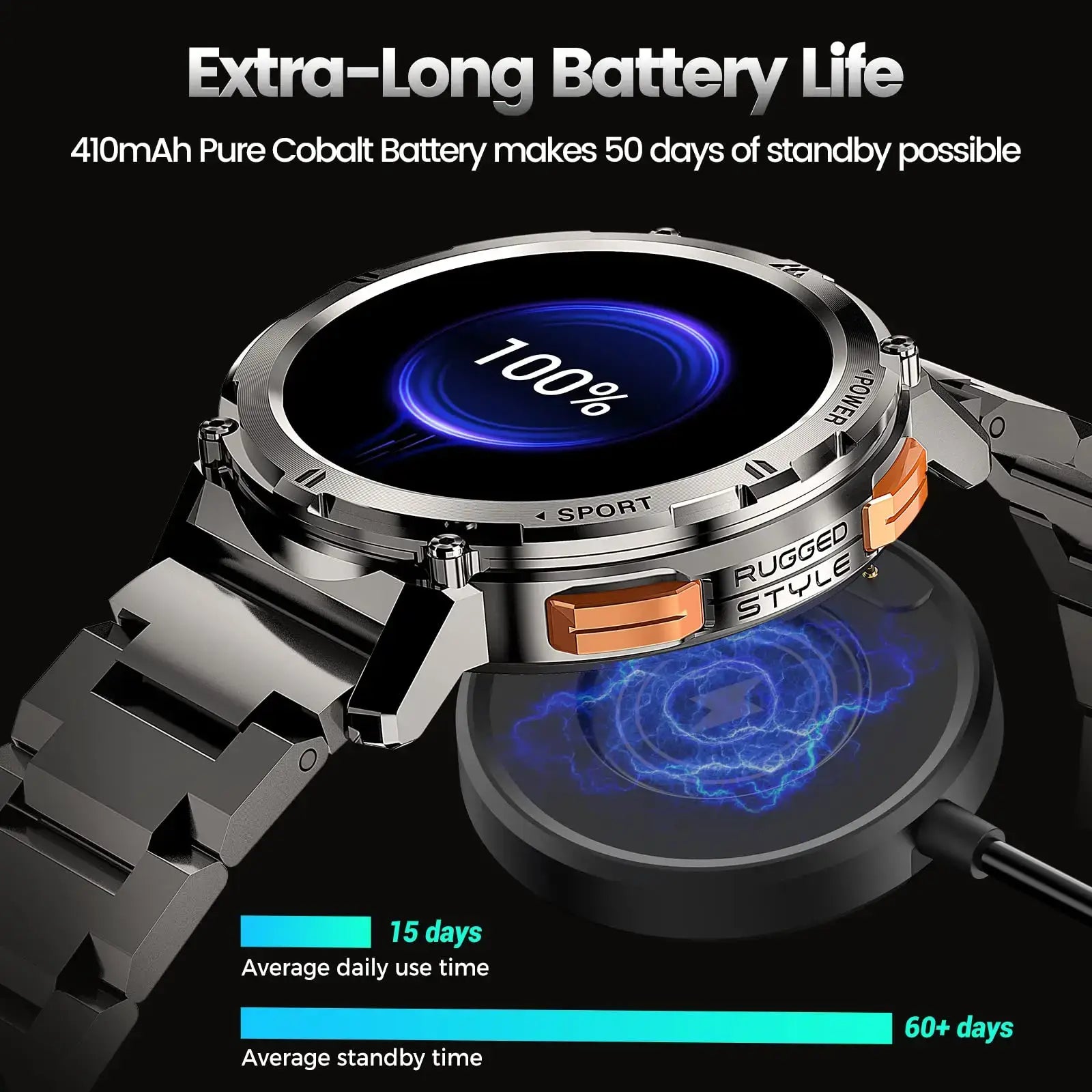 TANK T2 Ultra Smart Watches For Men, Bluetooth Electronic Watch. fashion smart Watch,Fit Bit Mens Watch,Mens Smart Watch