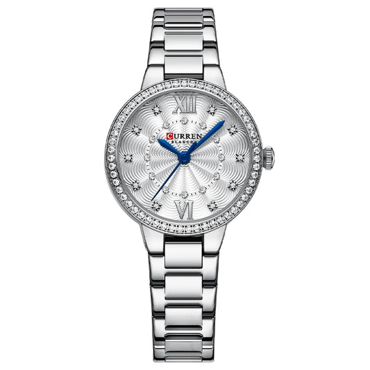 Womans Stainless Steel Casual Sports Quartz Watch