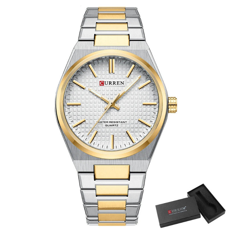 Men's  Stainless Steel  Business Quartz  Wristwatch