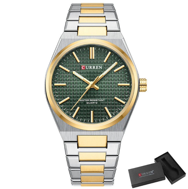 Men's  Stainless Steel  Business Quartz  Wristwatch