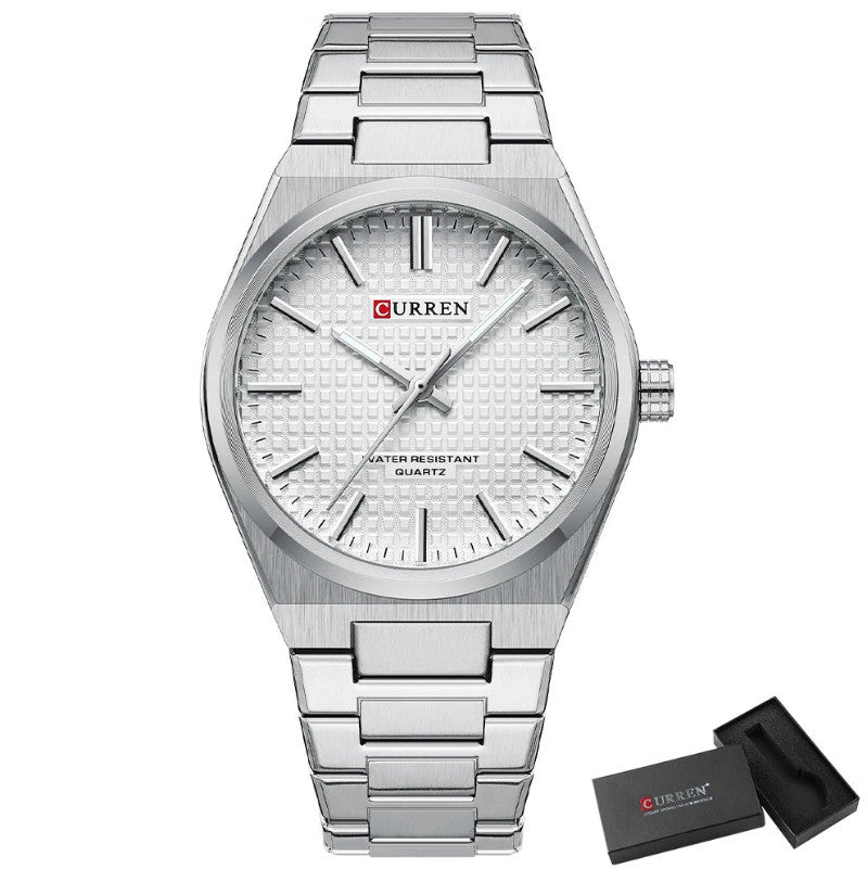 Men's  Stainless Steel  Business Quartz  Wristwatch