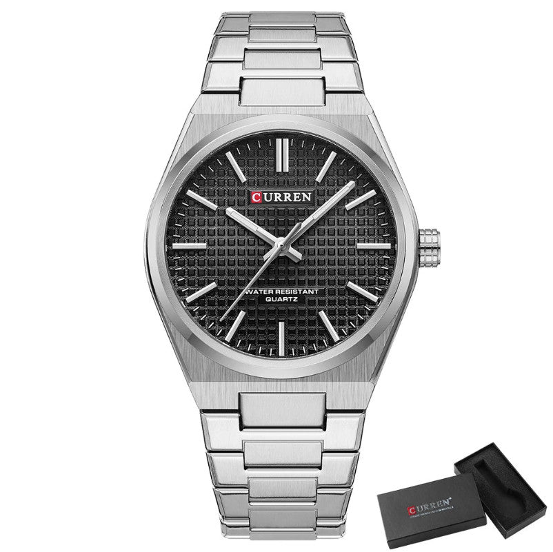Men's  Stainless Steel  Business Quartz  Wristwatch