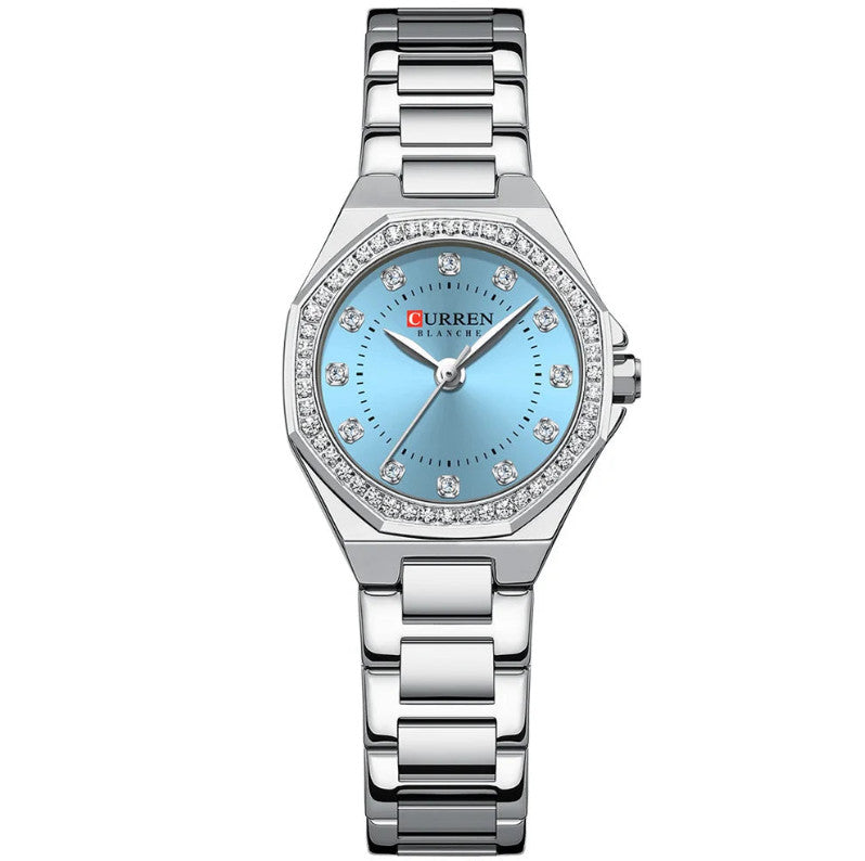Women's  Stainless Steel Waterproof Quartz Watch