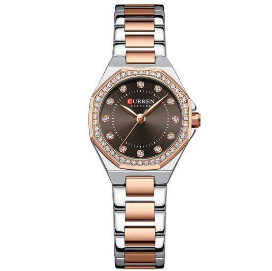 Women's  Stainless Steel Waterproof Quartz Watch