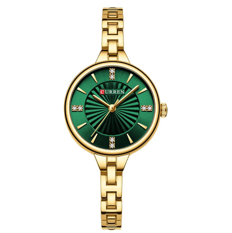 Womens Quartz Waterproof Diamond Watch