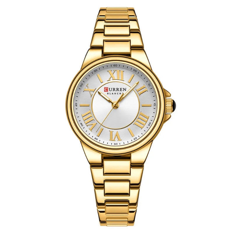 Women Stainless Steel  Sports Dress Quartz Watch