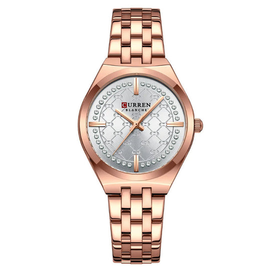Women Stainless Steel Waterproof Quartz Watch