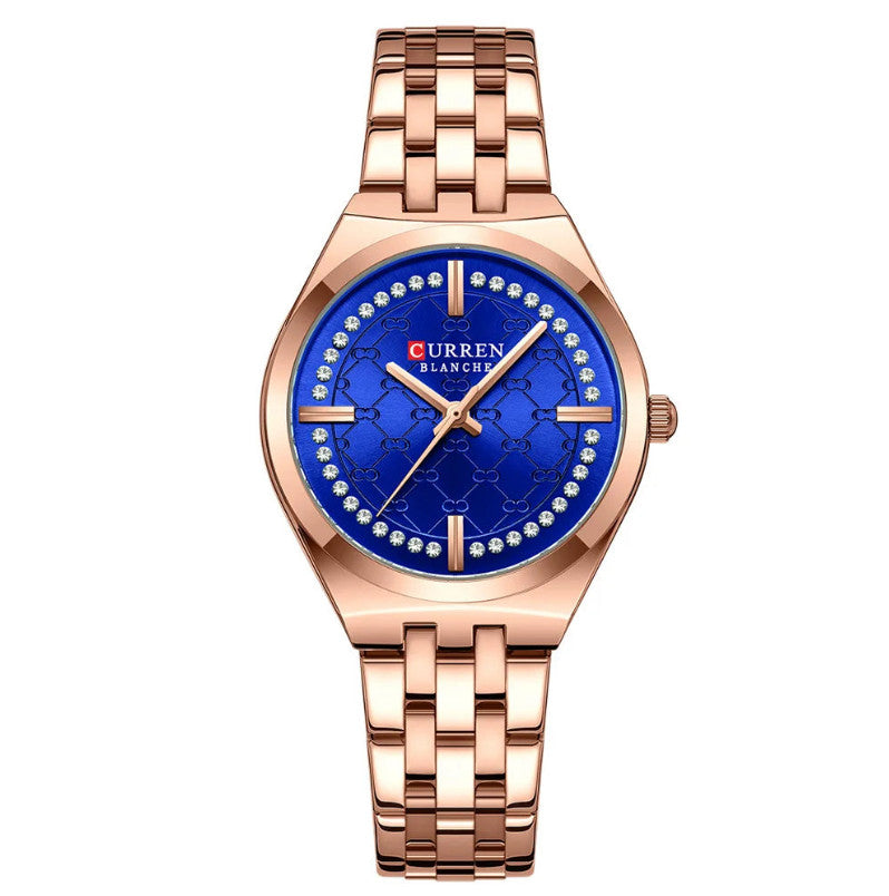 Women Stainless Steel Waterproof Quartz Watch
